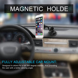 Car Dashboard Mount Long Magnetic Phone Holder Universal 360° Mounting Plate-Dr Phonez